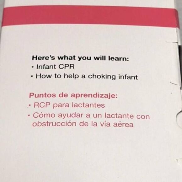 Infant CPR Anytime Brown Skin Kit By American Heart Association New Open Box - Picture 8 of 8